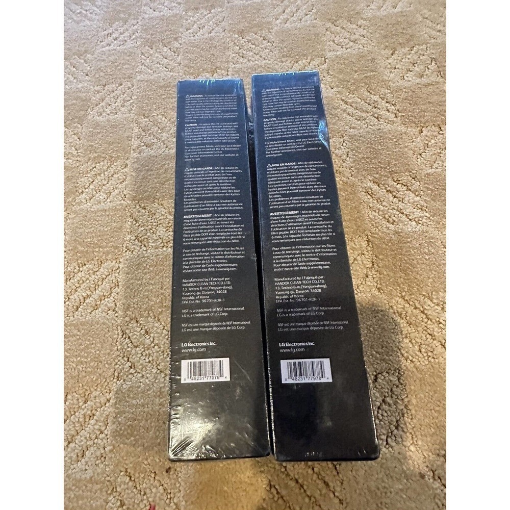 LG Electronics LT600PC Refrigerator Water Filter 2 PACK New In Box​​​​​ - Picture 4 of 4